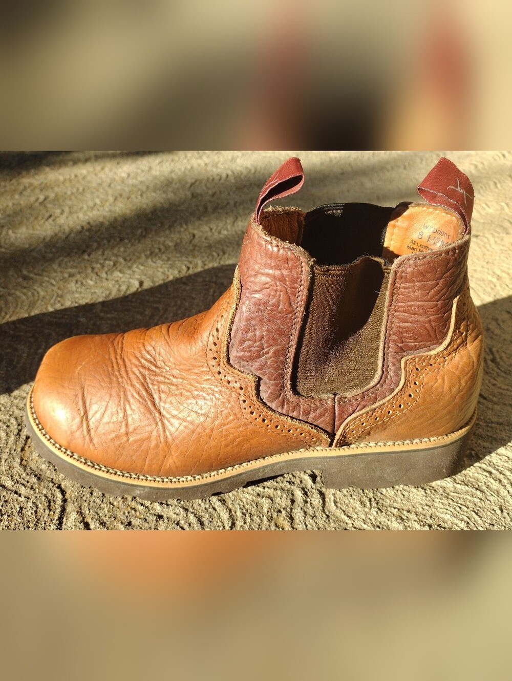 TWISTED X Women's Boots Size 8.5 Chelsea Leather. Very Good